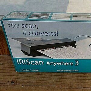 🆕 IRIScan Anywhere 3- 457485 Scanner New in Factory Sealed Box